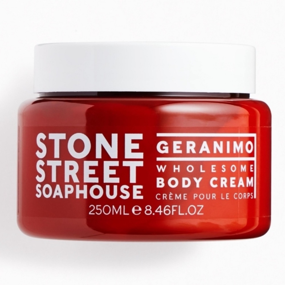 STONE STREET SOAPHOUSE Geranimo Body Cream 250ml BRAND NEW
